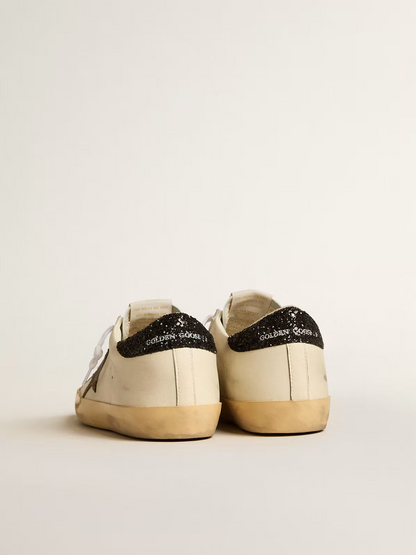 Golden Goose Super-star Ltd Rose Glitter Sneaker - Black Unisex Streetwear Limited Edition