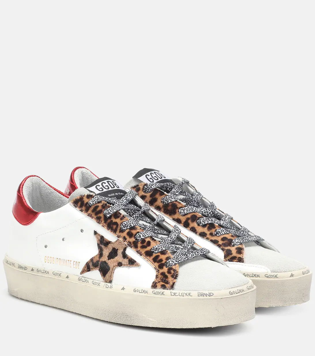 Golden Goose Super-star Leopard Private Edit Sneaker - White Unisex Streetwear Limited Edition