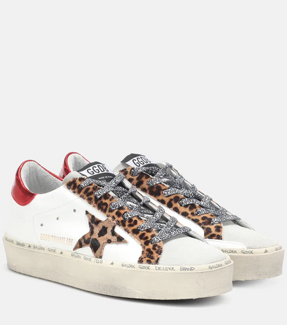 Golden Goose Super-star Leopard Private Edit Sneaker - White Unisex Streetwear Limited Edition