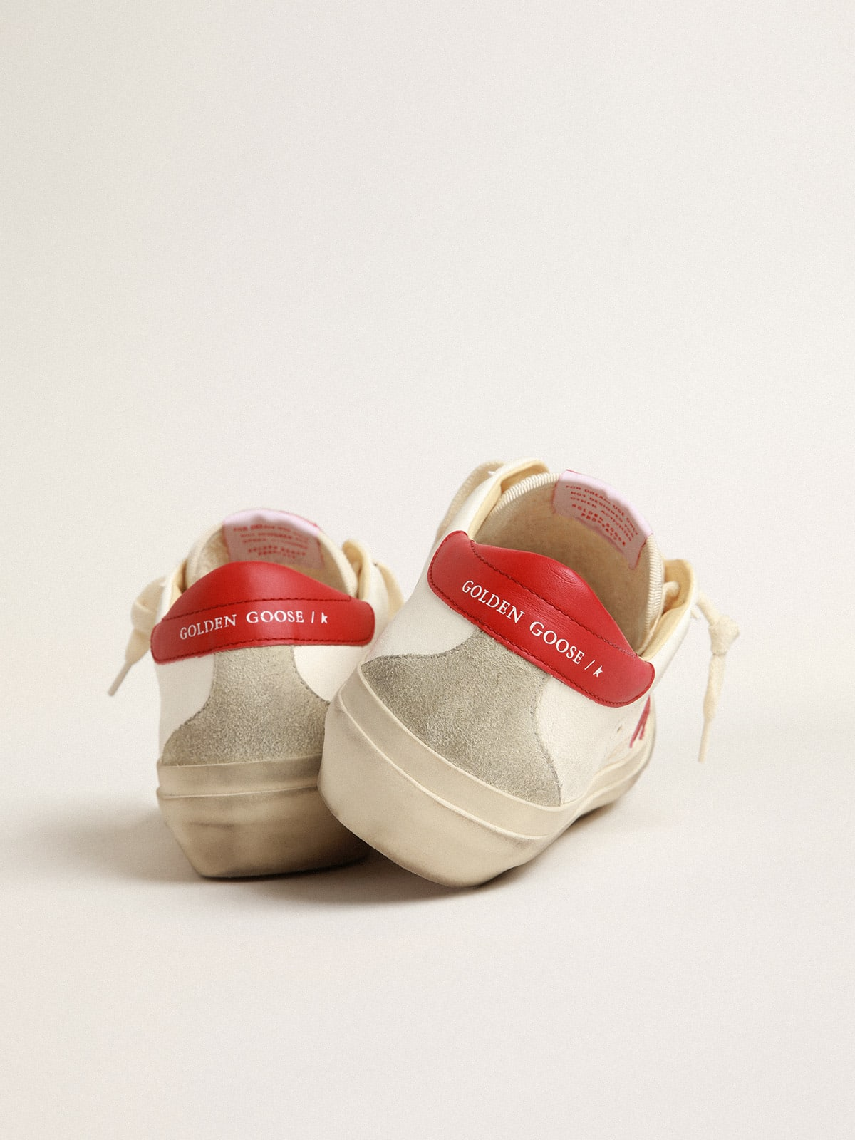Golden Goose Super-star Leather Sneaker - Red Unisex Streetwear Limited Edition