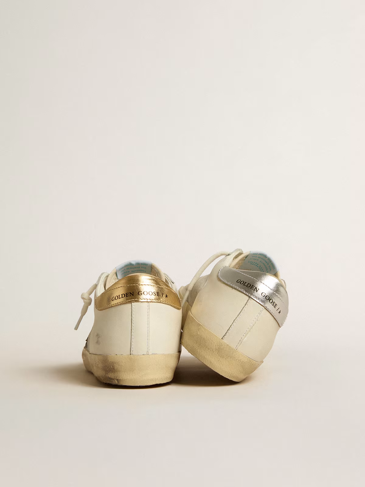 Golden Goose Super-star Silver Shine Sneaker - White Unisex Streetwear Limited Edition