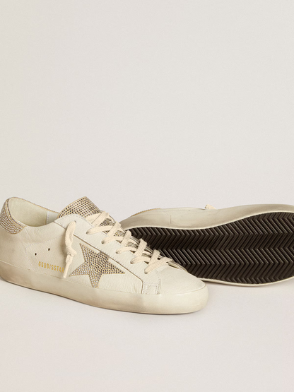 Golden Goose Super-star Swarovski Crystal Edition Unisex Streetwear Limited Edition