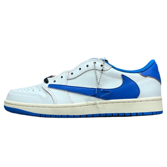 JORDAN 1 Low Og - Travis Scott Fragment - Black Unisex Streetwear Limited Edition - The JORDAN 1 LOW OG x TRAVIS SCOTT FRAGMENT - REPLICA is a masterpiece of