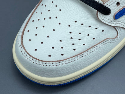 JORDAN 1 Low Og - Travis Scott Fragment - Black Unisex Streetwear Limited Edition - The JORDAN 1 LOW OG x TRAVIS SCOTT FRAGMENT - REPLICA is a masterpiece of