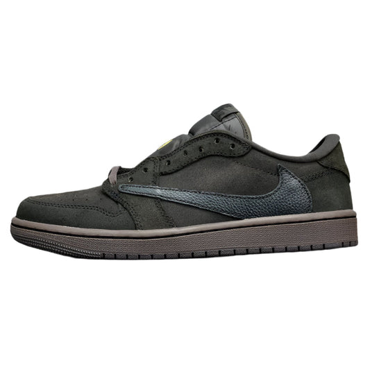 JORDAN 1 Retro Low Og Sp - Travis Scott Velvet - Brown Unisex Streetwear Limited Edition - The JORDAN 1 RETRO LOW OG SP x TRAVIS SCOTT VELVET BROWN - REPLICA combines