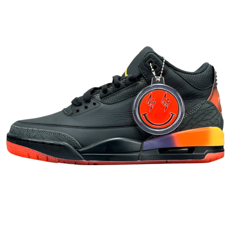 JORDAN 3 Retro - J Balvin Rio - Red Unisex Streetwear Limited Edition - The JORDAN 3 RETRO x J BALVIN RIO - REPLICA is a vibrant collaboration that