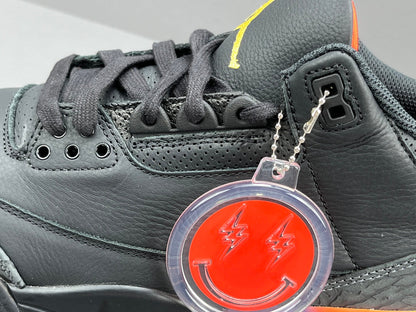 JORDAN 3 Retro - J Balvin Rio - Red Unisex Streetwear Limited Edition - The JORDAN 3 RETRO x J BALVIN RIO - REPLICA is a vibrant collaboration that