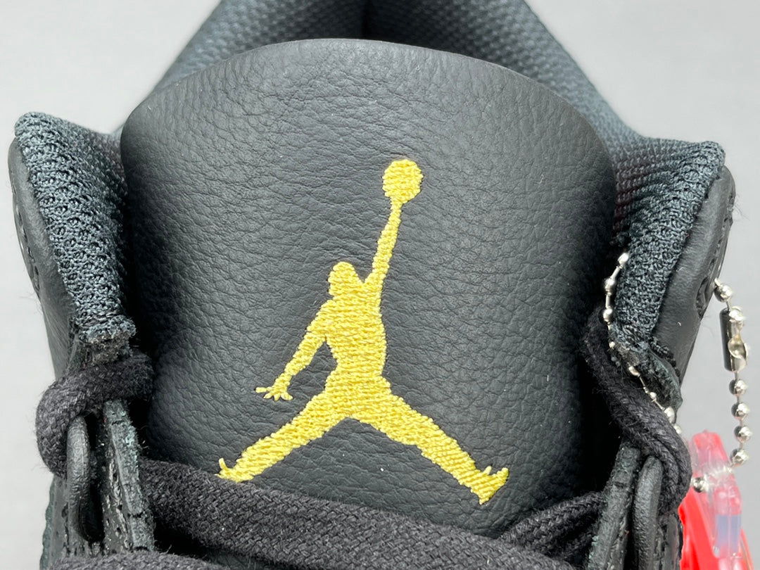 JORDAN 3 Retro - J Balvin Rio - Red Unisex Streetwear Limited Edition - The JORDAN 3 RETRO x J BALVIN RIO - REPLICA is a vibrant collaboration that