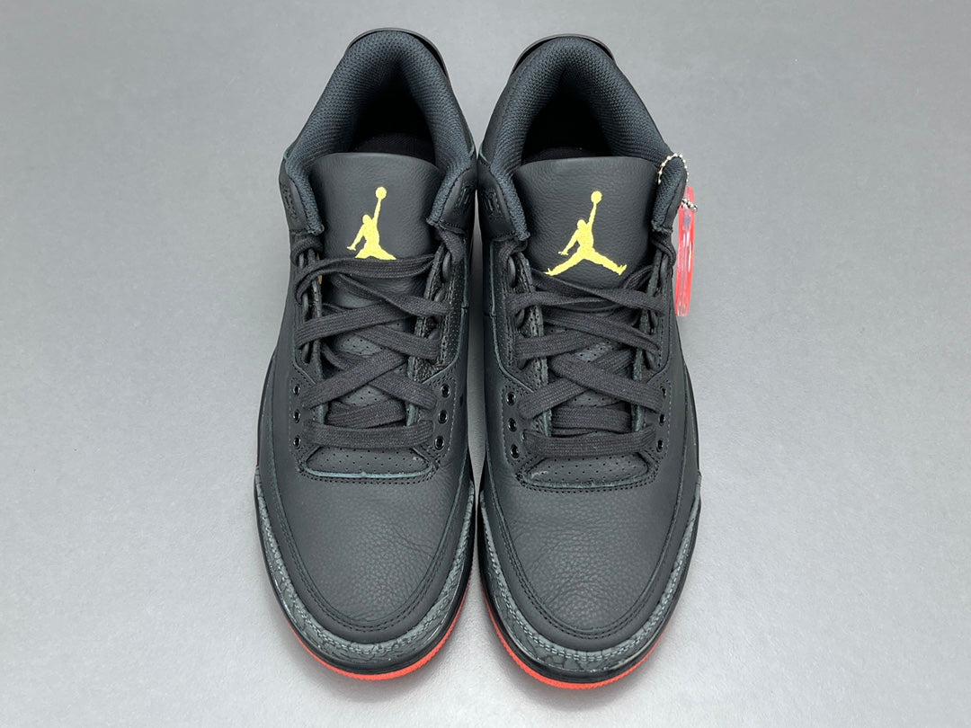 JORDAN 3 Retro - J Balvin Rio - Red Unisex Streetwear Limited Edition - The JORDAN 3 RETRO x J BALVIN RIO - REPLICA is a vibrant collaboration that