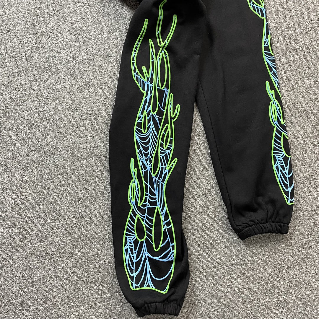 JUICE WRLD x SP5DER SWEATPANTS BLACK