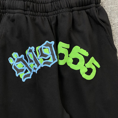 JUICE WRLD x SP5DER SWEATPANTS BLACK