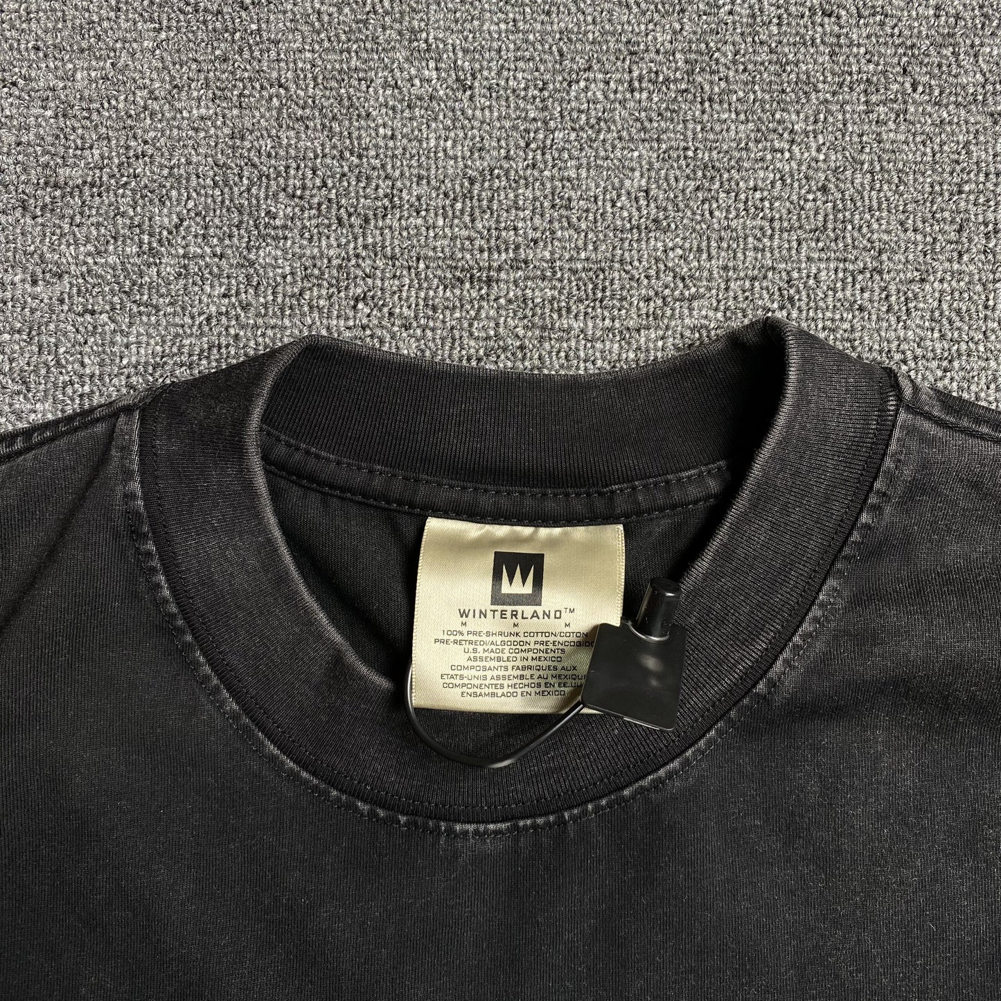 Camiseta gráfica vintage de Lil Wayne, gris oscuro