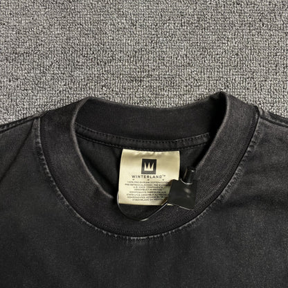 Camiseta gráfica vintage de Lil Wayne, gris oscuro