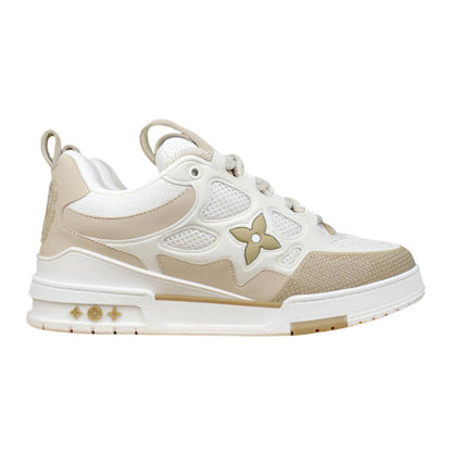 LOUIS Vuitton Lv Skate Sneaker Beige - White Unisex Streetwear Limited Edition - The LOUIS VUITTON LV SKATE SNEAKER BEIGE WHITE - REPLICA is a refined blend of