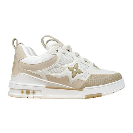 LOUIS Vuitton Lv Skate Sneaker Beige - White Unisex Streetwear Limited Edition - The LOUIS VUITTON LV SKATE SNEAKER BEIGE WHITE - REPLICA is a refined blend of