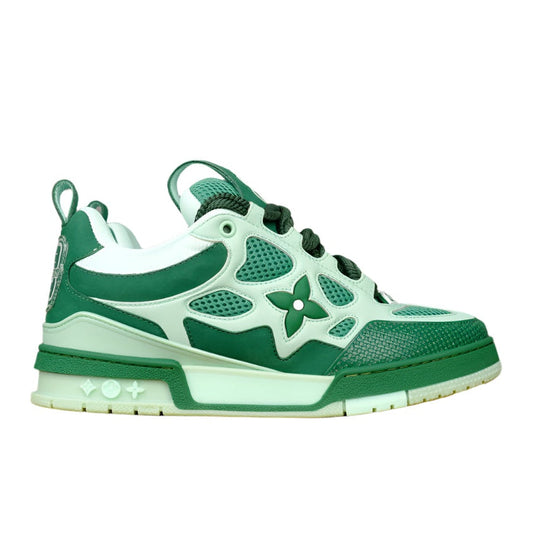 LOUIS Vuitton Lv Skate Sneaker - Green Unisex Streetwear Limited Edition - The LOUIS VUITTON LV SKATE SNEAKER GREEN - REPLICA blends luxury and streetwear in a
