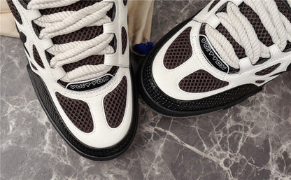 LOUIS Vuitton Lv Skate Sneaker White - Black Unisex Streetwear Limited Edition - The LOUIS VUITTON LV SKATE SNEAKER WHITE BLACK - REPLICA is the perfect blend of