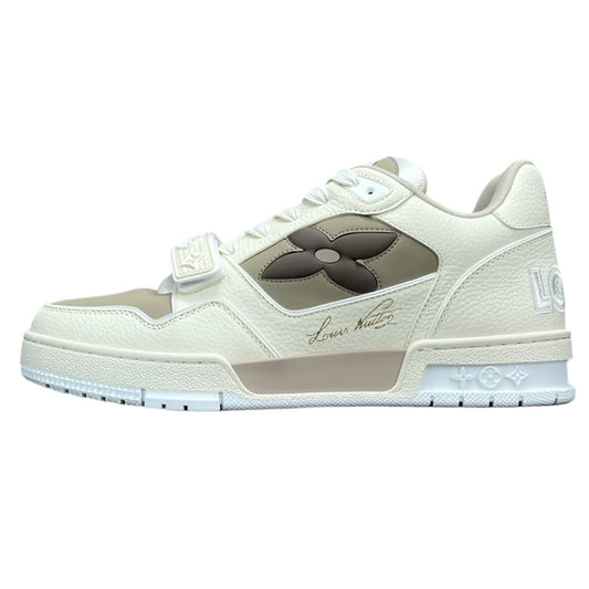 LOUIS Vuitton Lv Trainer Sneaker - Red Unisex Streetwear Limited Edition - The LOUIS VUITTON LV TRAINER SNEAKER - REPLICA redefines luxury footwear with its bold design