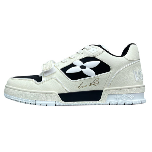 LOUIS Vuitton Lv Trainer Sneaker - Red Unisex Streetwear Limited Edition - The LOUIS VUITTON LV TRAINER SNEAKER - REPLICA redefines luxury footwear with its bold design