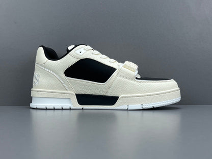 LOUIS Vuitton Lv Trainer Sneaker - Red Unisex Streetwear Limited Edition - The LOUIS VUITTON LV TRAINER SNEAKER - REPLICA redefines luxury footwear with its bold design