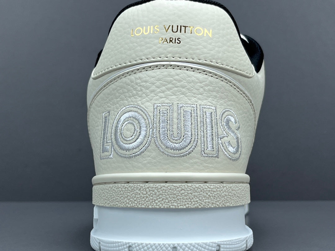 LOUIS Vuitton Lv Trainer Sneaker - Red Unisex Streetwear Limited Edition - The LOUIS VUITTON LV TRAINER SNEAKER - REPLICA redefines luxury footwear with its bold design