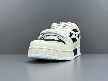 LOUIS Vuitton Lv Trainer Sneaker - Red Unisex Streetwear Limited Edition - The LOUIS VUITTON LV TRAINER SNEAKER - REPLICA redefines luxury footwear with its bold design