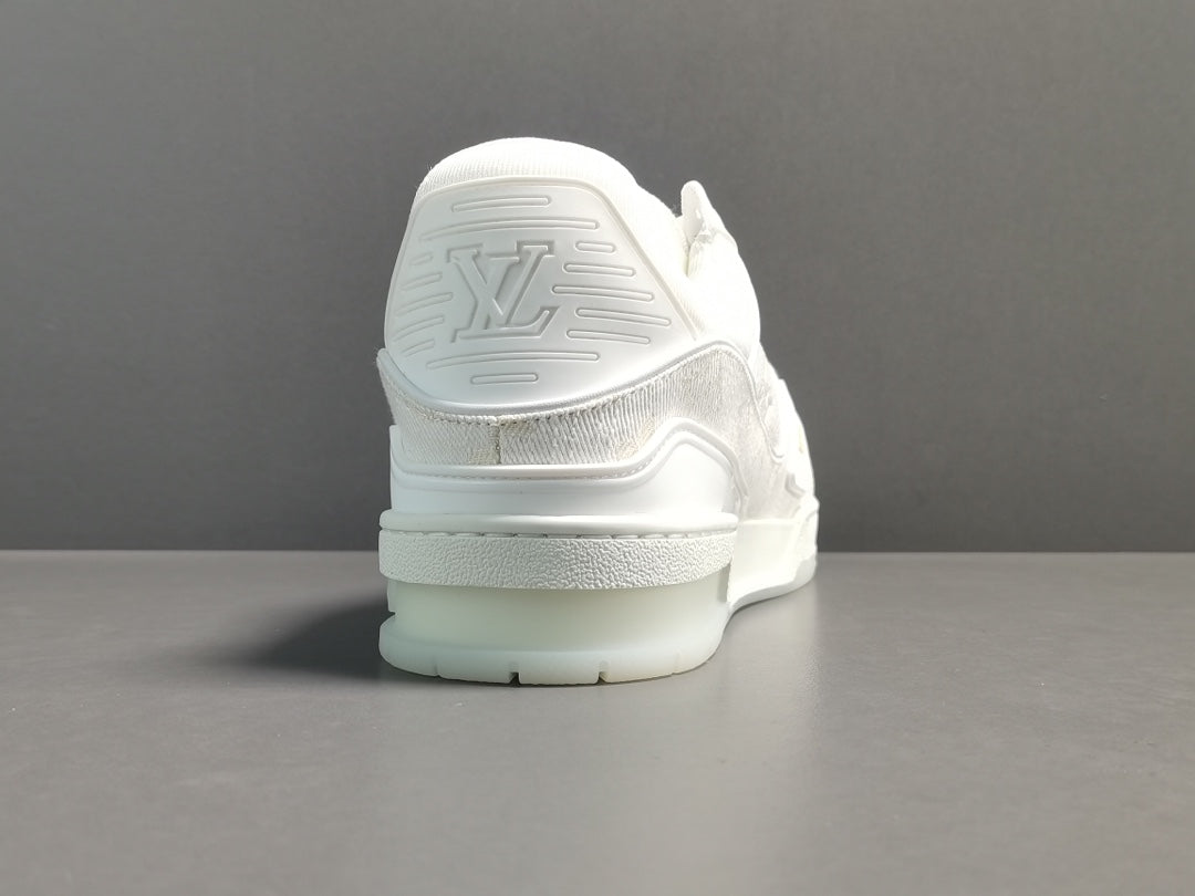 LOUIS Vuitton Lv Trainer Sneaker - White Unisex Streetwear Limited Edition