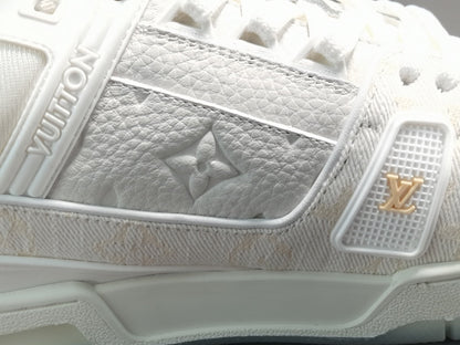 LOUIS Vuitton Lv Trainer Sneaker - White Unisex Streetwear Limited Edition