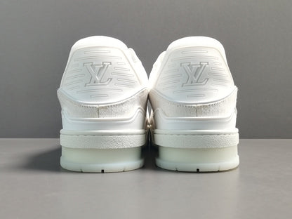 LOUIS Vuitton Lv Trainer Sneaker - White Unisex Streetwear Limited Edition