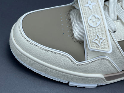 LOUIS Vuitton Lv Trainer Sneaker - Red Unisex Streetwear Limited Edition - The LOUIS VUITTON LV TRAINER SNEAKER - REPLICA redefines luxury footwear with its bold design