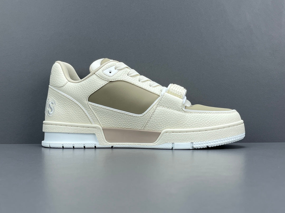 LOUIS Vuitton Lv Trainer Sneaker - Red Unisex Streetwear Limited Edition - The LOUIS VUITTON LV TRAINER SNEAKER - REPLICA redefines luxury footwear with its bold design