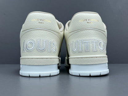 LOUIS Vuitton Lv Trainer Sneaker - Red Unisex Streetwear Limited Edition - The LOUIS VUITTON LV TRAINER SNEAKER - REPLICA redefines luxury footwear with its bold design