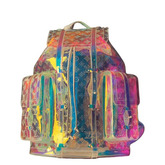 LOUIS Vuitton Monogram Gm Prism Holographic Backpack - White Unisex Streetwear Limited Edition