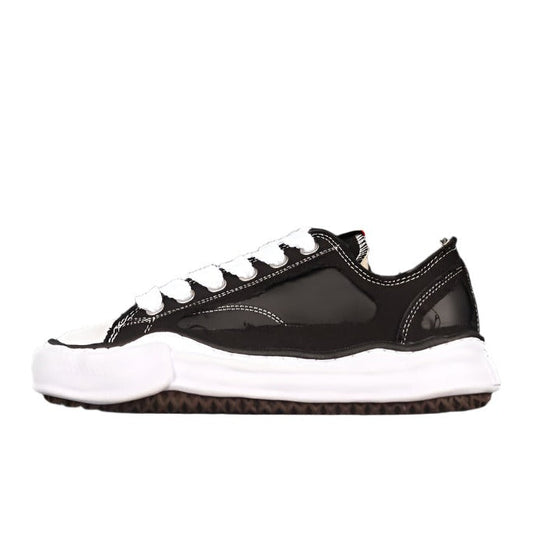 MAISON Mihara Yasuhiro Peterson Og Sole Canvas Low Sneakers - Black Unisex Streetwear Limited Edition
