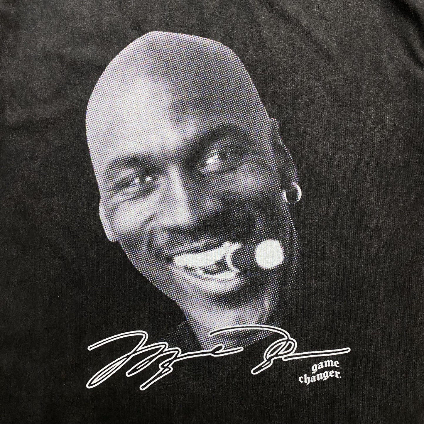 CAMISETA GRÁFICA VINTAGE MICHAEL JORDAN GRIS OSCURO