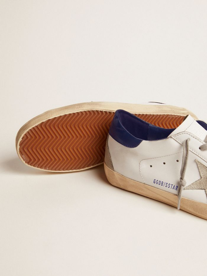 Men s Super-star Sneakers With Suede Star And Heel Tab - Blue Unisex Streetwear Limited Edition
