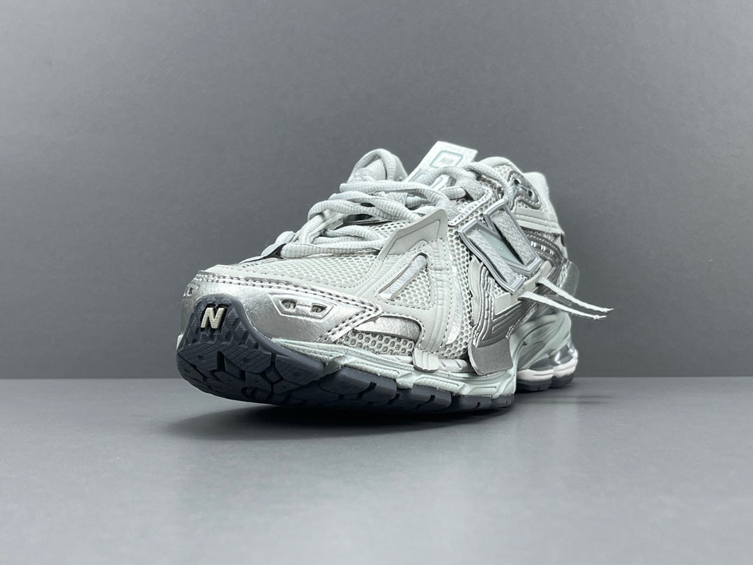 NEW Balance 1906a - Concrete Silver - Red Unisex Streetwear Limited Edition - The NEW BALANCE 1906A x CONCRETE SILVER - REPLICA redefines modern style with a sleek
