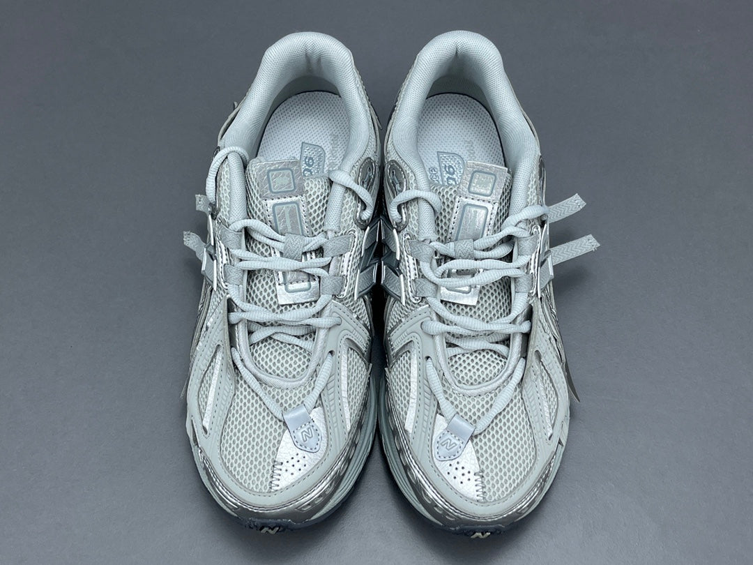 NEW Balance 1906a - Concrete Silver - Red Unisex Streetwear Limited Edition - The NEW BALANCE 1906A x CONCRETE SILVER - REPLICA redefines modern style with a sleek