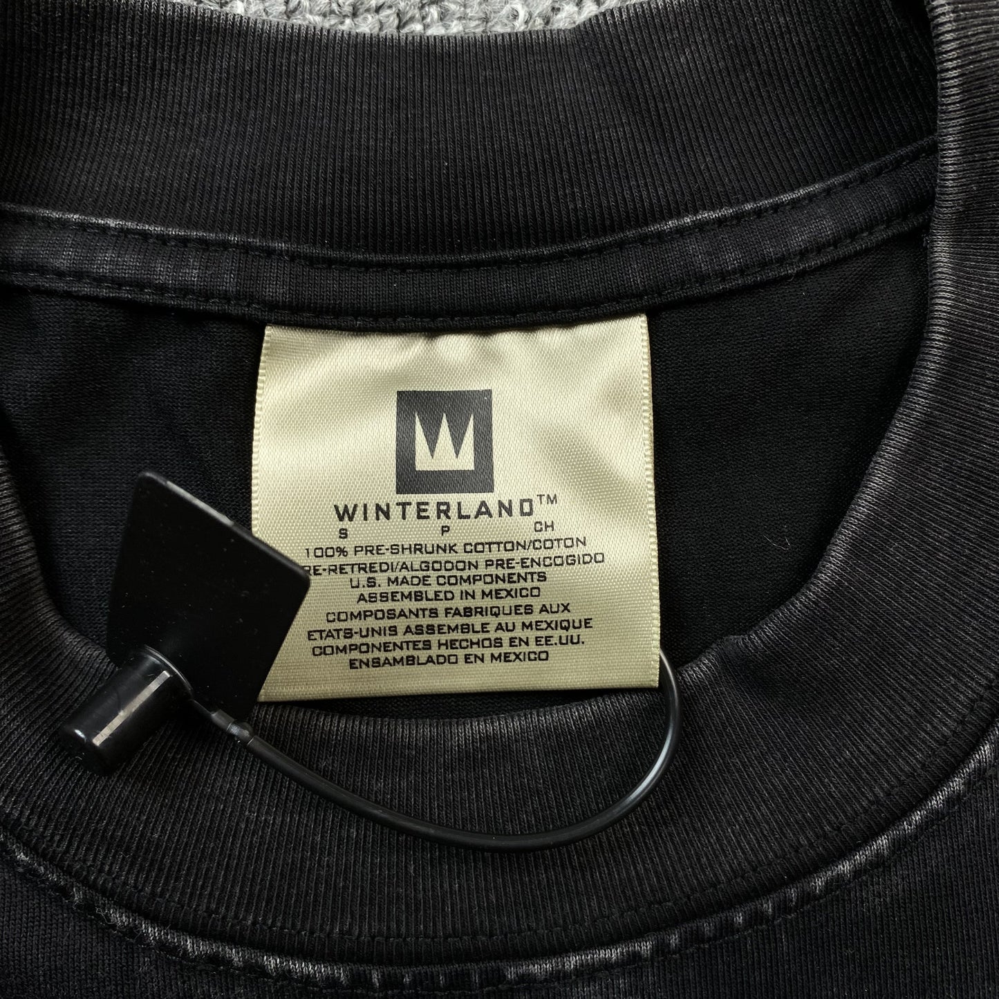 Camiseta gráfica vintage de Neymar, gris oscuro