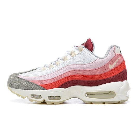 NIKE Air Ma - 95 - Anatomy Of Air - Red Unisex Streetwear Limited Edition - The NIKE AIR MAX 95 x ANATOMY OF AIR - REPLICA reimagines the legendary Air