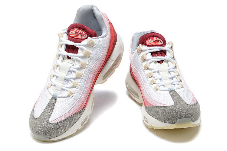 NIKE Air Ma - 95 - Anatomy Of Air - Red Unisex Streetwear Limited Edition - The NIKE AIR MAX 95 x ANATOMY OF AIR - REPLICA reimagines the legendary Air