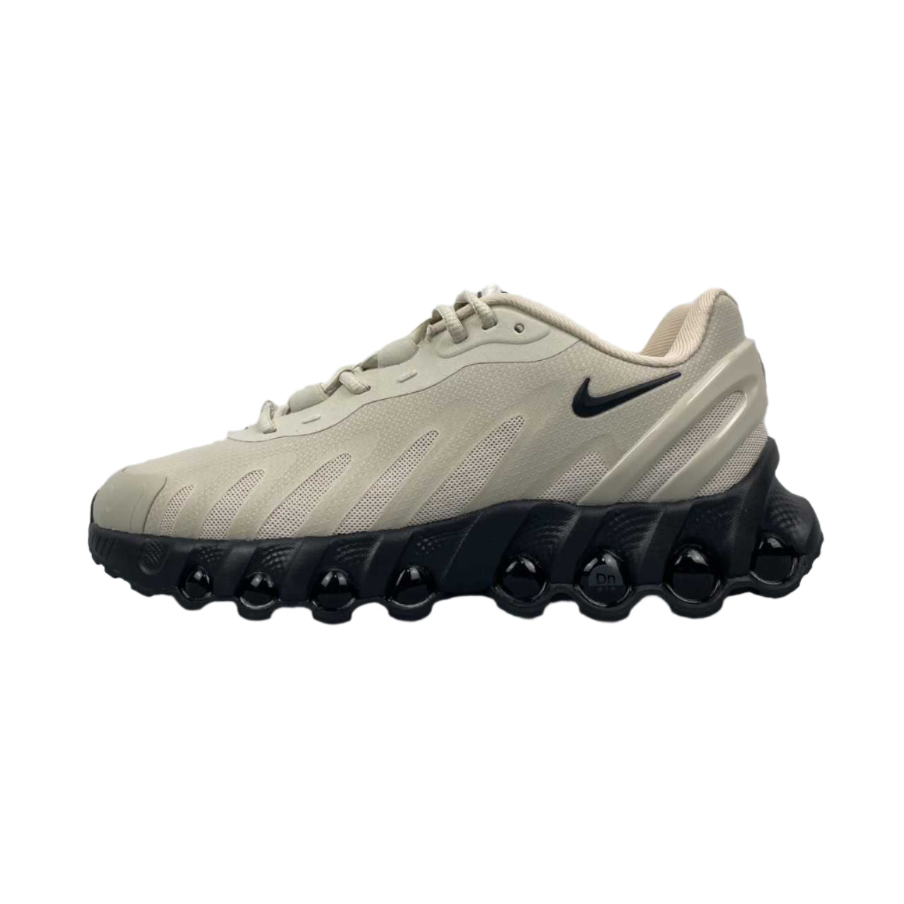 NIKE Air Ma - Dn8 - Fossil - Black Unisex Streetwear Limited Edition - The NIKE AIR MAX DN8 x FOSSIL BLACK - REPLICA blends sleek design with cutting-edge
