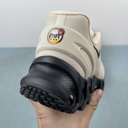 NIKE Air Ma - Dn8 - Fossil - Black Unisex Streetwear Limited Edition - The NIKE AIR MAX DN8 x FOSSIL BLACK - REPLICA blends sleek design with cutting-edge