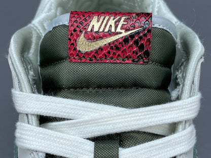 NIKE Dunk Low - Year Of The Snake - Red Unisex Streetwear Limited Edition - The NIKE DUNK LOW x YEAR OF THE SNAKE - REPLICA brings a bold, exotic
