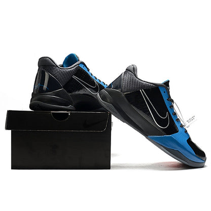 NIKE Kobe 5 Protro - Dark Knight - Black Unisex Streetwear Limited Edition - The Nike Kobe 5 Protro x Dark Knight channels the grit and mystique of the