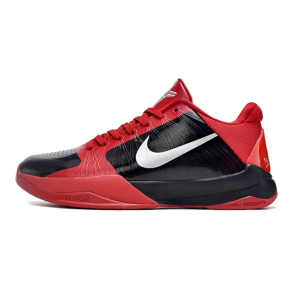 NIKE Kobe 5 Protro - Deadpool - Black Unisex Streetwear Limited Edition - The Nike Kobe 5 Protro x Deadpool fuses superhero style with elite basketball performance. Inspired