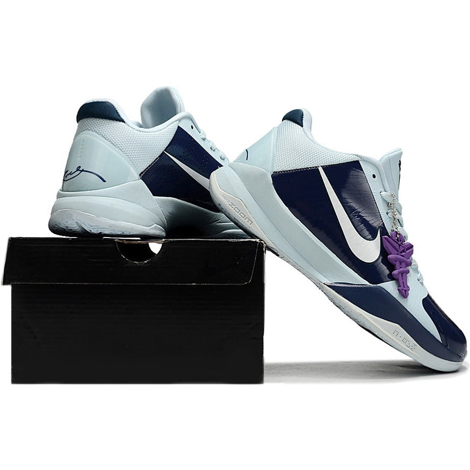 NIKE Kobe 5 Protro - Deep Royal - Blue Unisex Streetwear Limited Edition - The Nike Kobe 5 Protro x Deep Royal Blue combines bold style with elite performance,