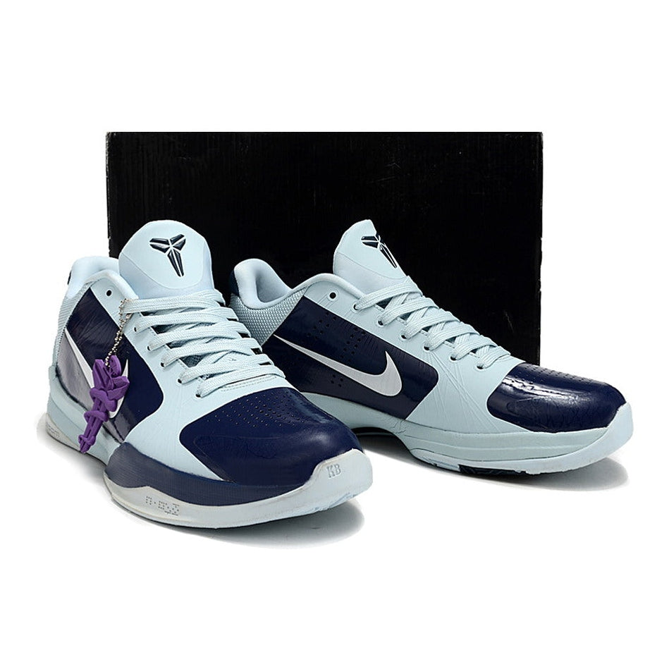 NIKE Kobe 5 Protro - Deep Royal - Blue Unisex Streetwear Limited Edition - The Nike Kobe 5 Protro x Deep Royal Blue combines bold style with elite performance,