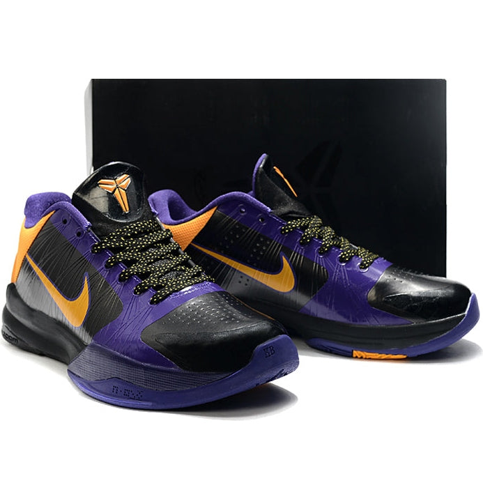 NIKE Kobe 5 Protro - Lakers Away - Black Unisex Streetwear Limited Edition - The Nike Kobe 5 Protro x Lakers Away pays homage to Kobe Bryant s legacy with