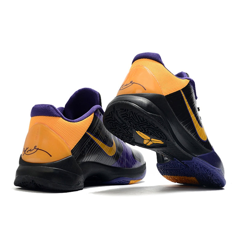 NIKE Kobe 5 Protro - Lakers Away - Black Unisex Streetwear Limited Edition - The Nike Kobe 5 Protro x Lakers Away pays homage to Kobe Bryant s legacy with